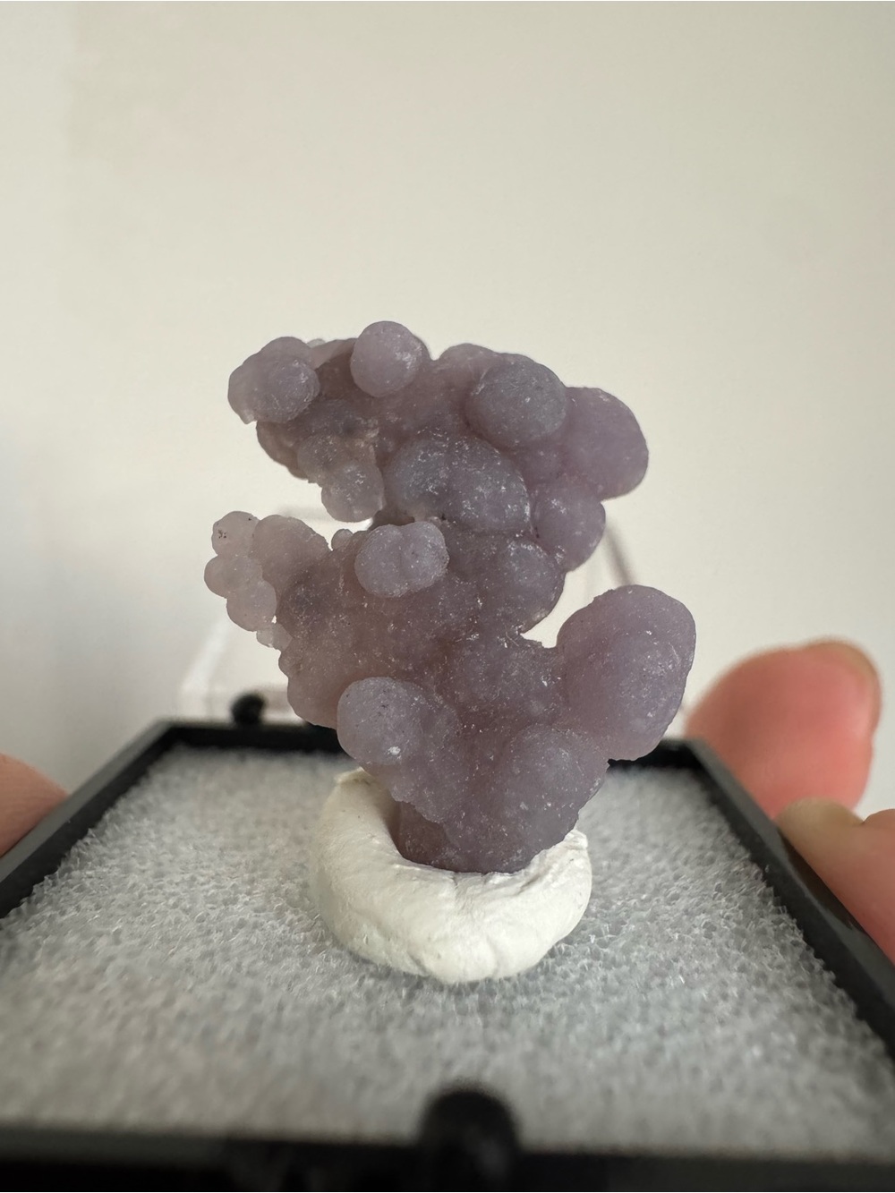 Purple grape agate from Indonesia